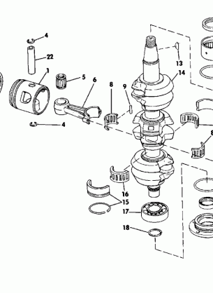 CRANKSHAFT AND PISTON