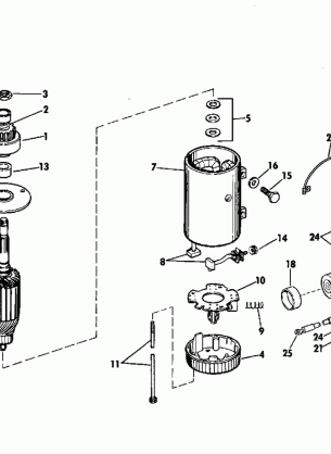 ELECTRIC STARTER AND SOLENOID PRESTOLITE MODELS MGD-4110 / MGD