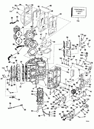 CYLINDER AND CRANKCASE