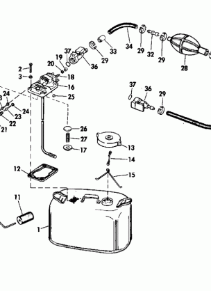 FUEL TANK - 6 GALLON