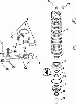 CRANKSHAFT & PISTONS