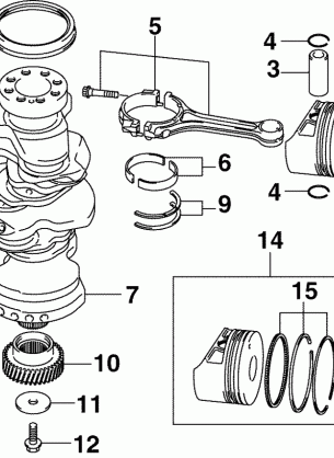 CRANKSHAFT & PISTONS