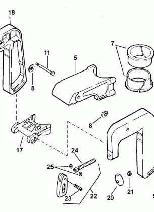 STERN & SWIVEL BRACKET