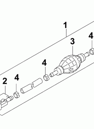 FUEL HOSE AND PRIMER BULB