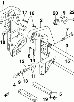 STERN BRACKET