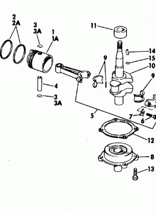 CRANKSHAFT AND PISTON