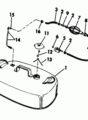 FUEL TANK - 3 GALLON