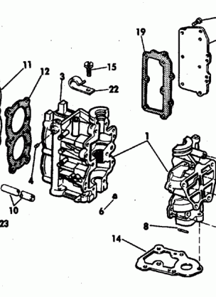 CYLINDER AND CRANKCASE