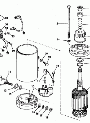 ELECTRIC STARTER AND SOLENOID