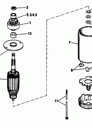 ELECTRIC STARTER PRESTOLITE MODELS MGL-4109