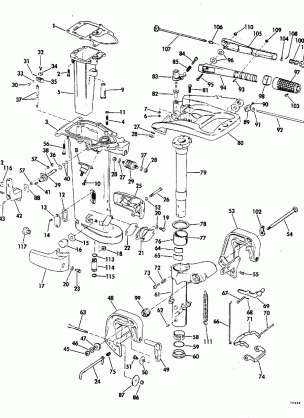 EXHAUST HOUSING-25 HP