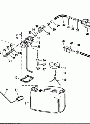 FUEL TANK-6 GALLON