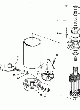 ELECTRIC STARTER AMERICAN BOSCH 10629-23-MO30SM