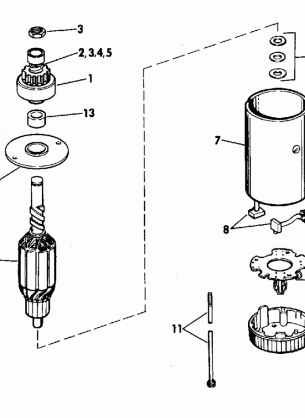 ELECTRIC STARTER PRESTOLITE MODELS MKW 4001