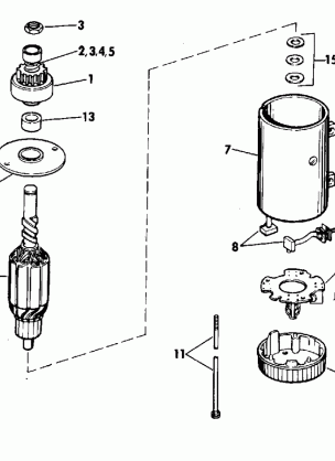 ELECTRIC STARTER PRESTOLITE MODELS MKW 4001