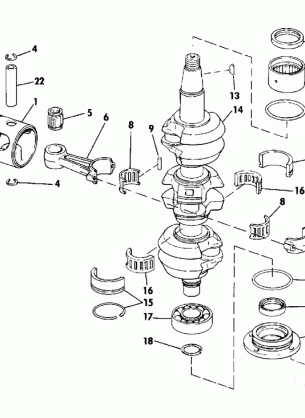 CRANKSHAFT AND PISTON