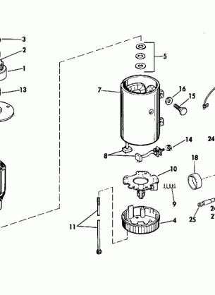 ELECTRIC STARTER & SOLENOID PRESTOLITE MODELS MGD-4110