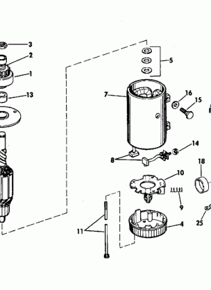 ELECTRIC STARTER & SOLENOID PRESTOLITE MODELS MGD-4110