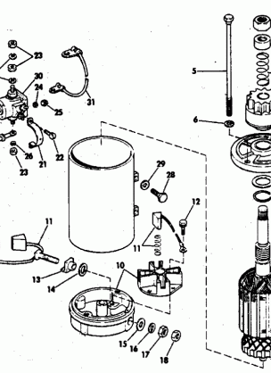 ELECTRIC STARTER & SOLENOID AMERICAN BOSCH 10629-23-M03