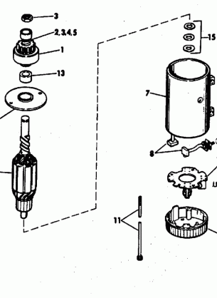 ELECTRIC STARTER PRESTOLITE MODELS MKW 4001