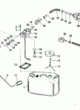 FUEL TANK-6 GALLON