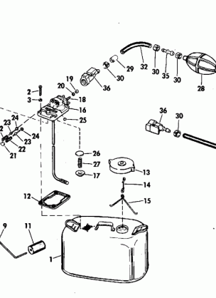 FUEL TANK-6 GALLON