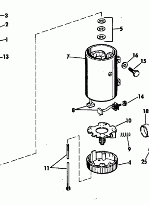 ELECTRIC STARTER & SOLENOID PRESTOLITE MODELS MGD-4110