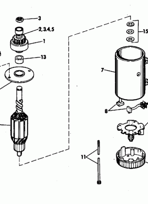 ELECTRIC STARTER PRESTOLITE MODELS MKW 4001