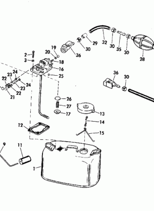 FUEL TANK-6 GALLON