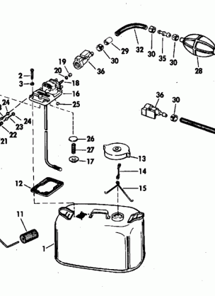 FUEL TANK - 6 GALLON