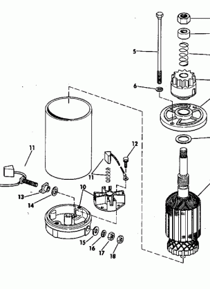 ELECTRIC STARTER AMERICAN BOSCH SMH 12C41