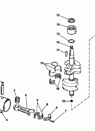 CRANKSHAFT AND PISTON