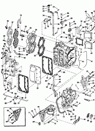 CYLINDER AND CRANKCASE