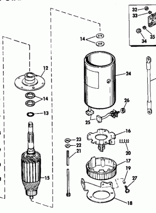 ELECTRIC STARTER AND SOLENOID