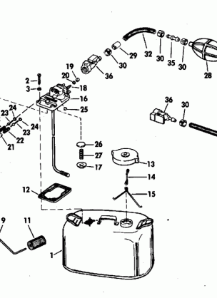 FUEL TANK - 6 GALLON