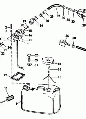 FUEL TANK - 6 GALLON