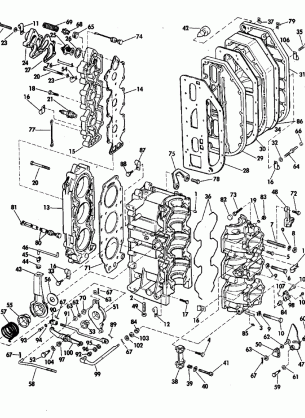 CYLINDER AND CRANKCASE