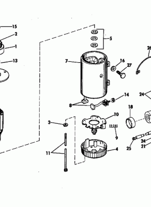 ELECTRIC STARTER & SOLENOID PRESTOLITE MODELS MGD-4110