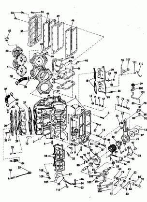 CYLINDER AND CRANKCASE