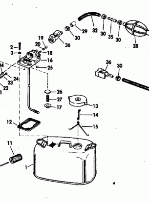 FUEL TANK - 6 GALLON