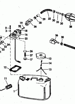 FUEL TANK - 6 GALLON