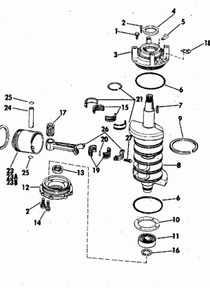 CRANKSHAFT AND PISTON