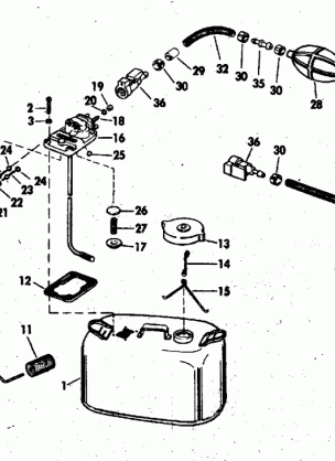 FUEL TANK - 6 GALLON