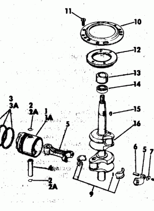 CRANKSHAFT AND PISTON