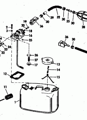 FUEL TANK - 6 GALLON