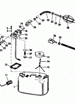 FUEL TANK - 6 GALLON