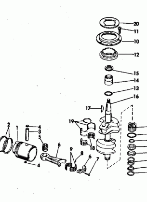 CRANKSHAFT AND PISTON