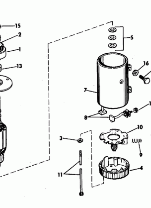 ELECTRIC STARTER & SOLENOID PRSTLT MDLS MGD-4007 4106 4108