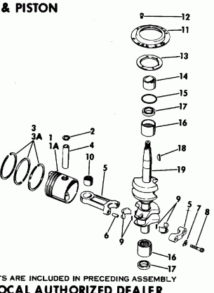 CRANKSHAFT & PISTON