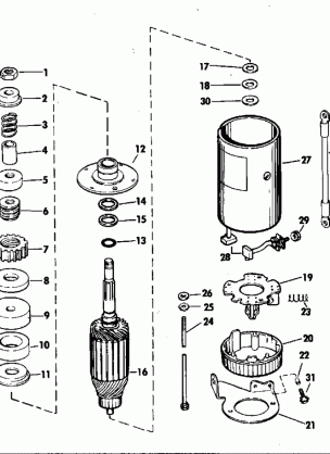 ELECTRIC STARTER GROUP ELECTRIC SHIFT